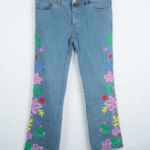 Lilly Pulitzer Size 6 Floral Embroidered Jeans